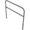 Access barriers | removable and revolving | with triangular locking mechanism | with quarter-bend bar | hot-dip galvanized | total width: 1500 mm